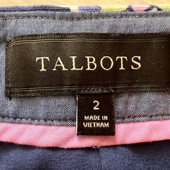 Talbots Blue Floral Skirt - Picture 3 of 4